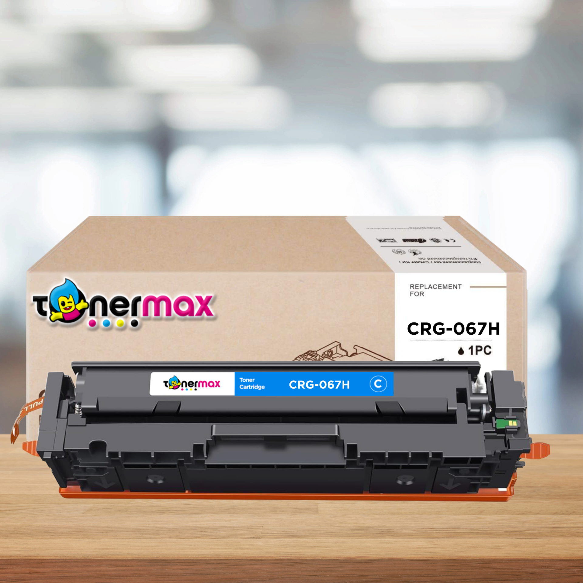 Canon CRG-067H Muadil Toner Mavi / LBP-631Cw - LBP-633Cdw - MF-651Cw - MF-655Cdw - MF-655Cx - MF-657Cdw