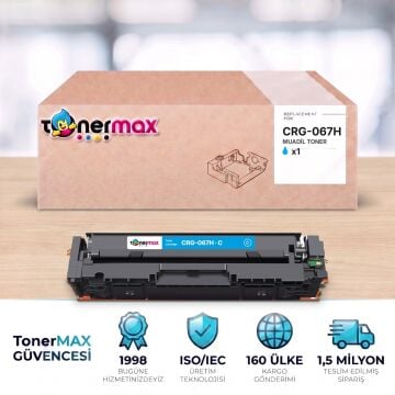 Canon CRG-067H Mavi Muadil Toner - Çipli / LBP631Cw / LBP633Cdw / MF651Cw / MF655Cdw / MF657Cdw