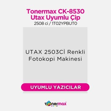 Utax CK-8530 Toner Çipi Set /  2508 ci