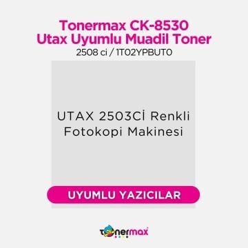 Utax CK-8530 Muadil Toner Mavi/  2508 ci / 1T02YPCUT0