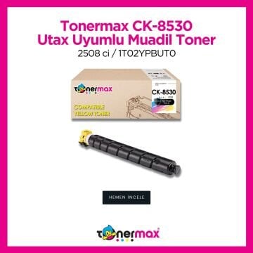 Utax CK-8530 Muadil Toner Sarı /  2508 ci / 1T02YPAUT0