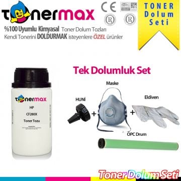 HP CF280X / Pro 400 M425 / M401 Toner Dolum Seti ( Tek Dolumluk )