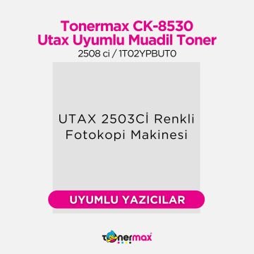 Utax CK-8530 Muadil Toner Kırmızı/  2508 ci / 1T02YPBUT0