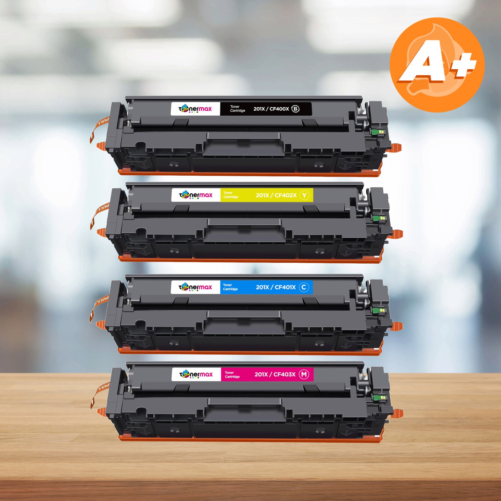 Hp 201X Muadil Toneri Set - A Plus / Hp M252 / M274 / M277