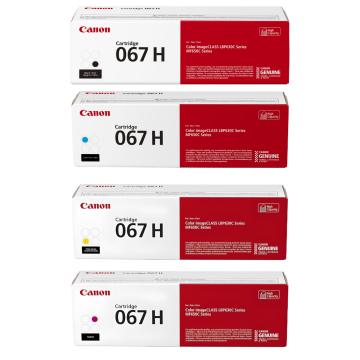 Canon CRG-067H Orjinal Toner Takım / LBP-631Cw - LBP-633Cdw - MF-651Cw - MF-655Cdw - MF-655Cx - MF-657Cdw