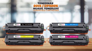 Hp 201X Muadil Toneri Set - A Plus / Hp M252 / M274 / M277