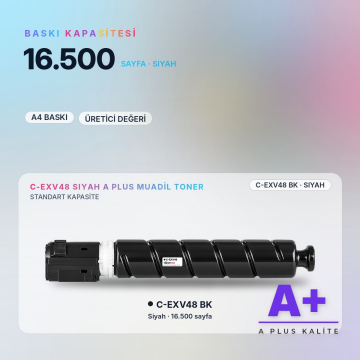 Canon C-EXV48 Siyah Muadil Toner A Plus / IR-C1325iF / IR-C1335iF / IR-C1335iFC