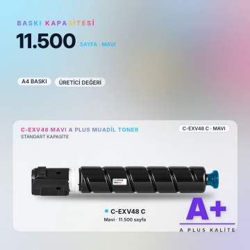 Canon C-EXV48 Mavi Muadil Toner A Plus / IR-C1325iF / IR-C1335iF / IR-C1335iFC