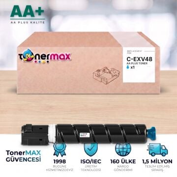 Canon C-EXV48 Mavi Muadil Toner AA Plus / IR-C1325iF / IR-C1335iF / IR-C1335iFC