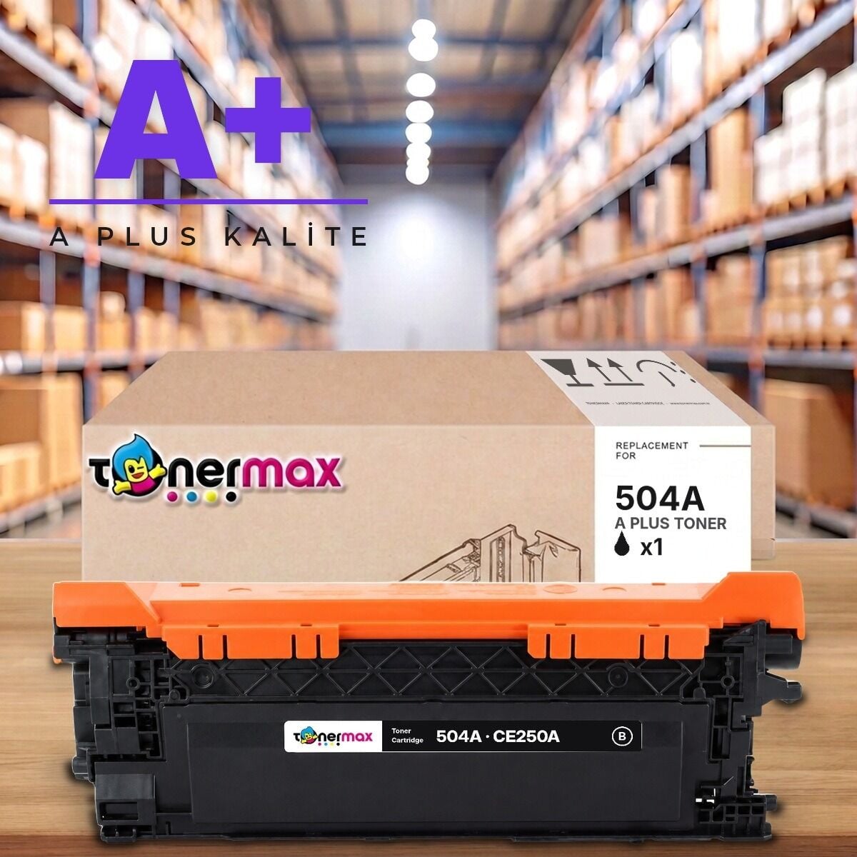 TonerMAX® 504A Siyah Muadil Toner — A Plus