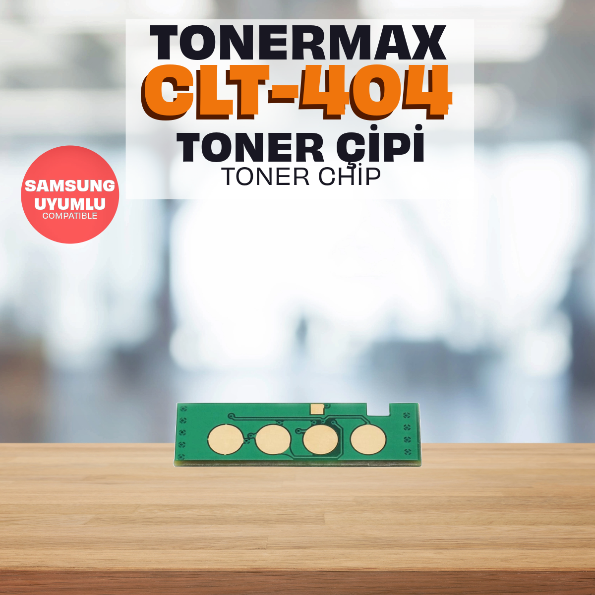 Samsung CLT-Y404S Toner Çipi Sarı/ Xpress C430 / C480
