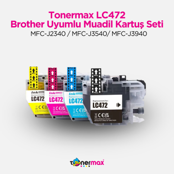 Brother LC472 Muadil Kartuş Takım / MFC-J2340 / MFC-J3540/ MFC-J3940