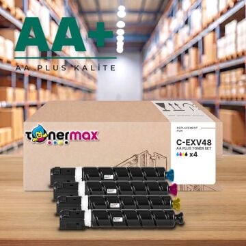 Canon C-EXV48 CMYK Muadil Toner Seti AA Plus / IR-C1325iF / IR-C1335iF / IR-C1335iFC