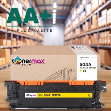 Hp 504A CE252A Sarı Muadil Toner AA Plus / Color LaserJet CP3525 / CM3530