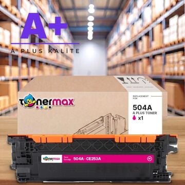 Hp 504A CE253A Kırmızı Muadil Toner A Plus / Color LaserJet CP3525 / CM3530