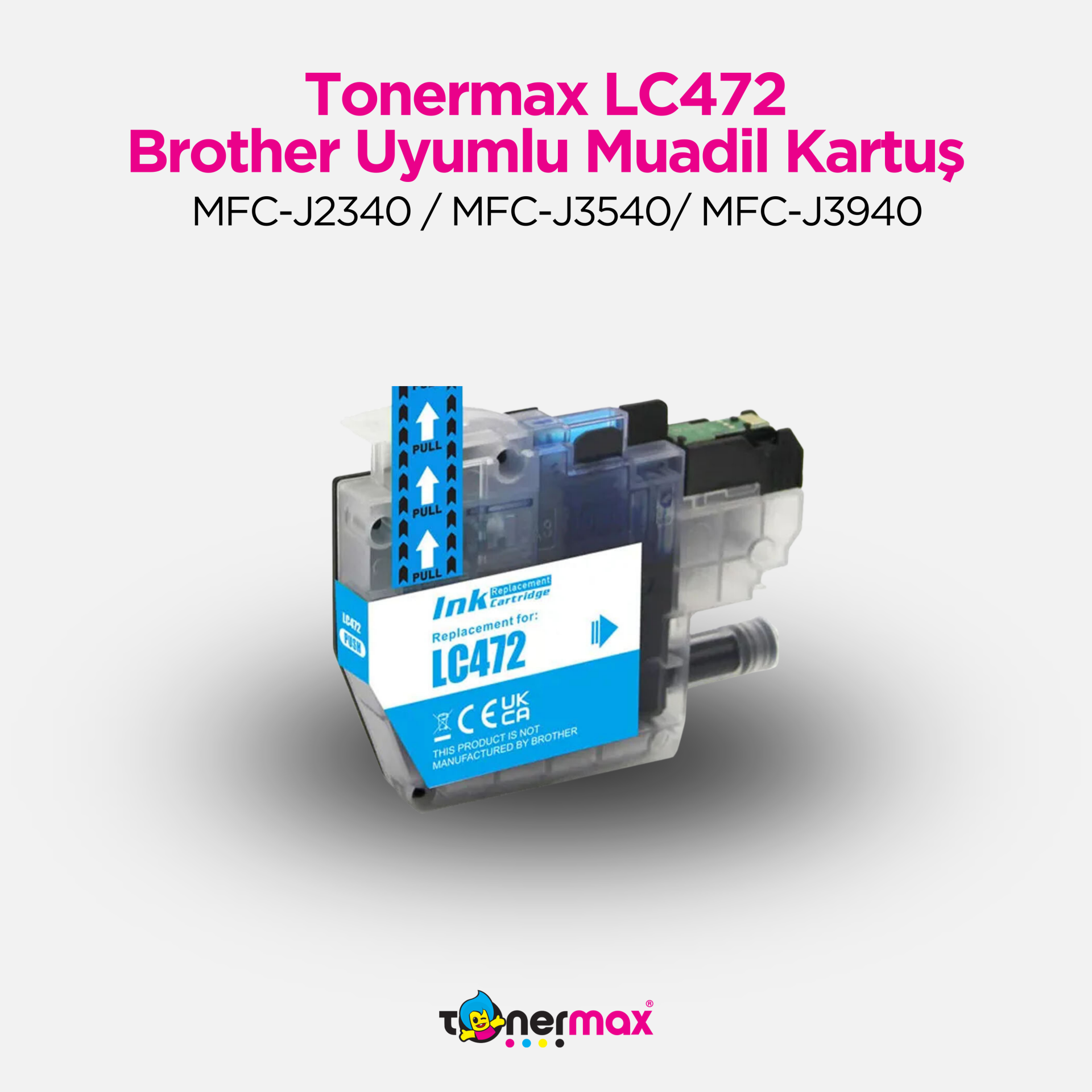 Brother LC472 Muadil Kartuş Mavi / MFC-J2340 / MFC-J3540/ MFC-J3940