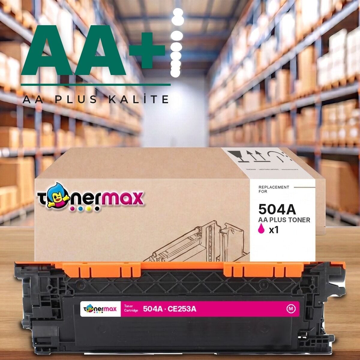 TonerMAX® 504A Kırmızı Muadil Toner — AA Plus