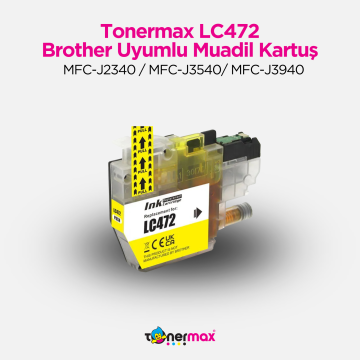 Brother LC472 Muadil Kartuş Sarı / MFC-J2340 / MFC-J3540/ MFC-J3940