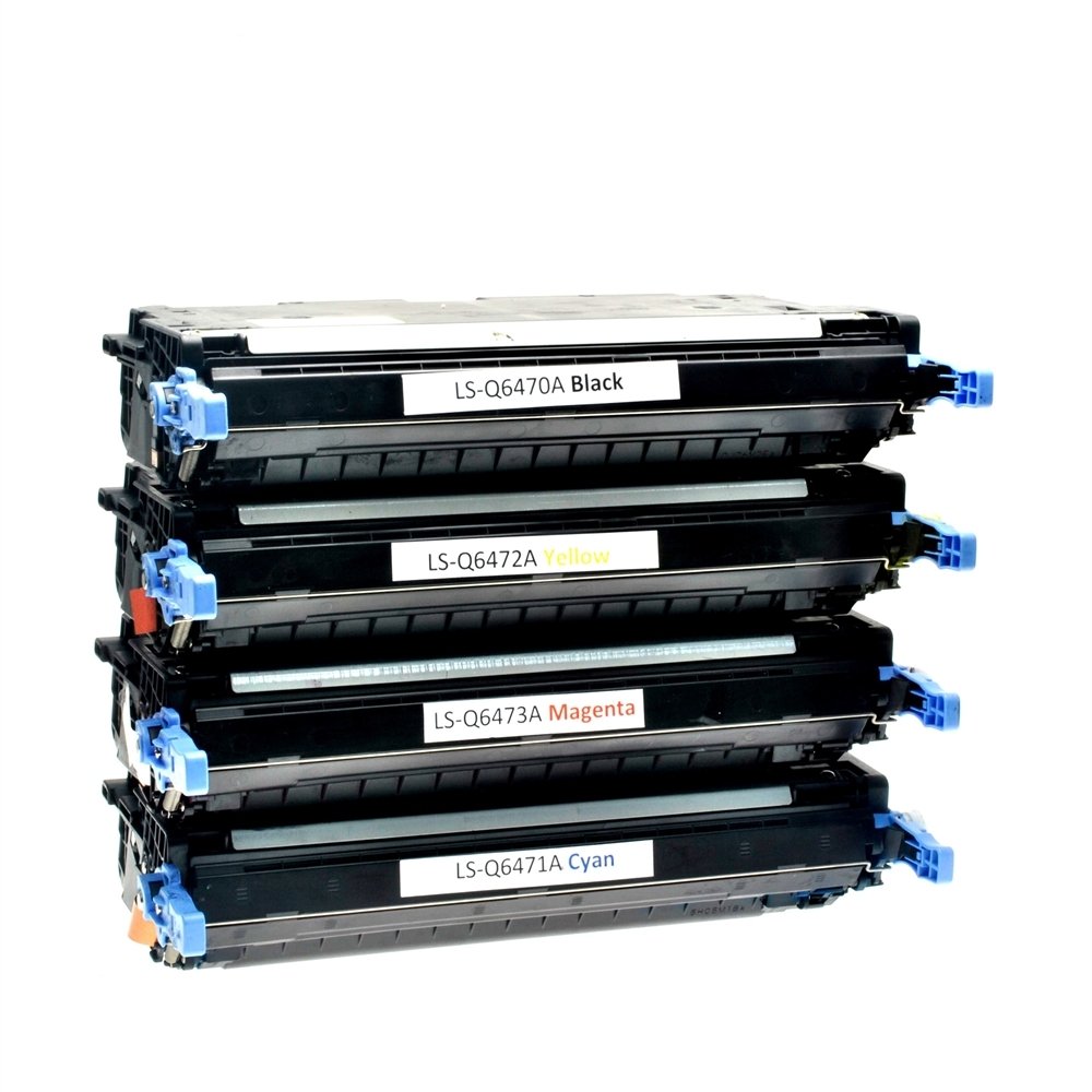 Hp 501A Muadil Toner Set / Q6470A / CP3505 / 3600 / 3800 Muadil Toneri