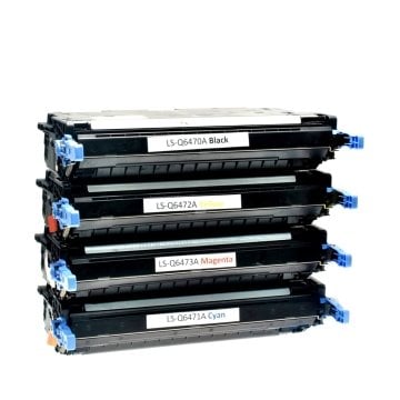 Hp 501A Muadil Toner Set / Q6470A / CP3505 / 3600 / 3800 Muadil Toneri