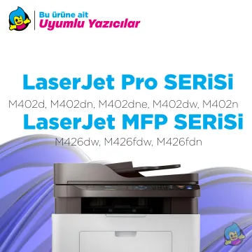 Hp 26A / CF226A / M400 / M402 / M426 Muadil Toneri - 4'lü Paket