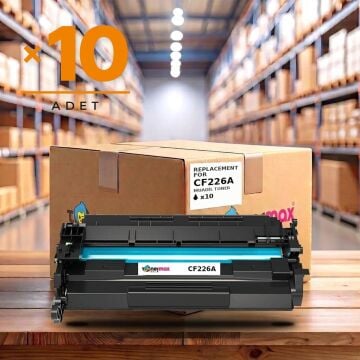 Hp 26A / CF226A / M400 / M402 / M426 Muadil Toneri - 10'lu Paket