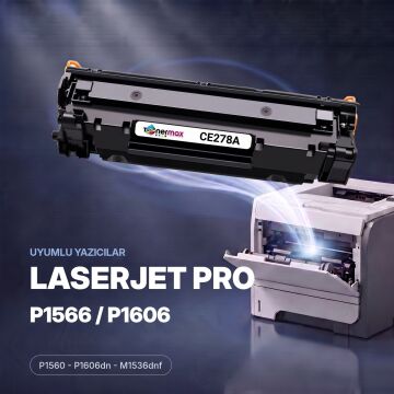 Hp 78A / CE278A / P1606 / P1566 / M1536 Muadil Toner - A Plus