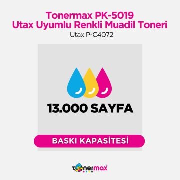 Utax PK-5019 Muadil Toner - Mavi / Utax P-C4072