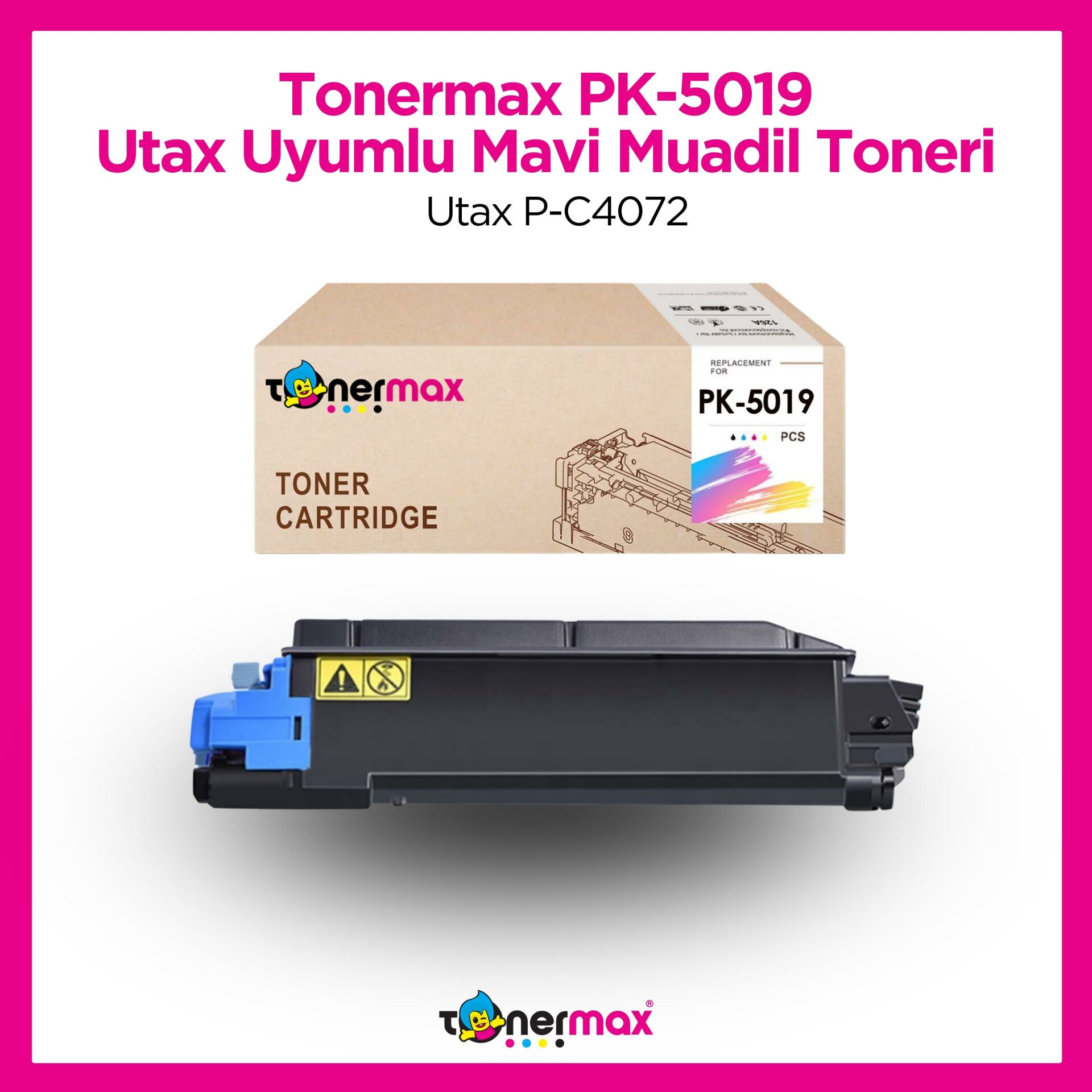 Utax PK-5019 Muadil Toner - Mavi / Utax P-C4072