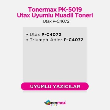 Utax PK-5019 Muadil Toner - Mavi / Utax P-C4072