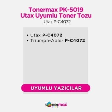 Utax PK-5019 Toner Tozu- Set / Utax P-C4072