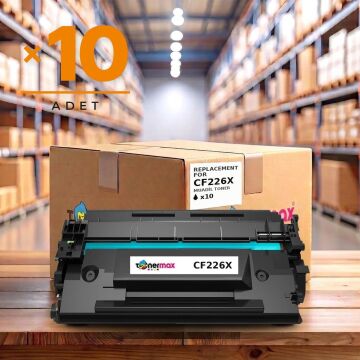 Hp 26X / CF226X / M400 / M402 / M426 Muadil Toneri - 10'lu Paket