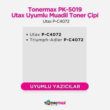 Utax PK-5019 Toner Çipi - Set / Utax P-C4072