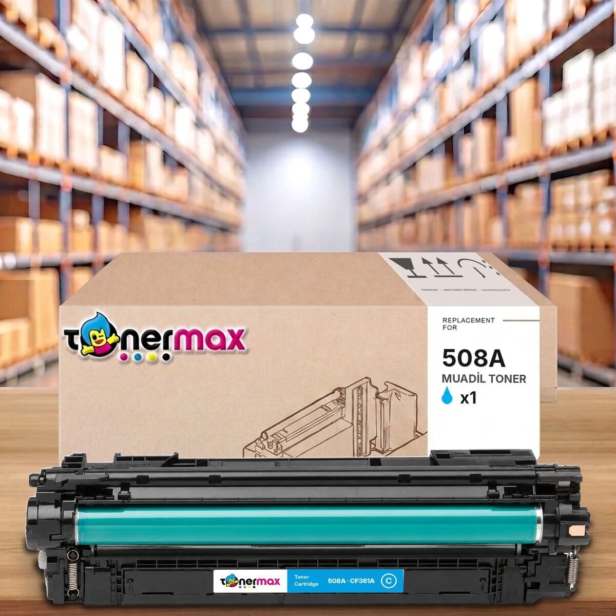 TonerMAX® 508A Mavi Muadil Toner