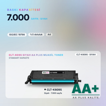 Samsung CLT-K609S Siyah Muadil Toner AA Plus / CLP-770 / CLP-775