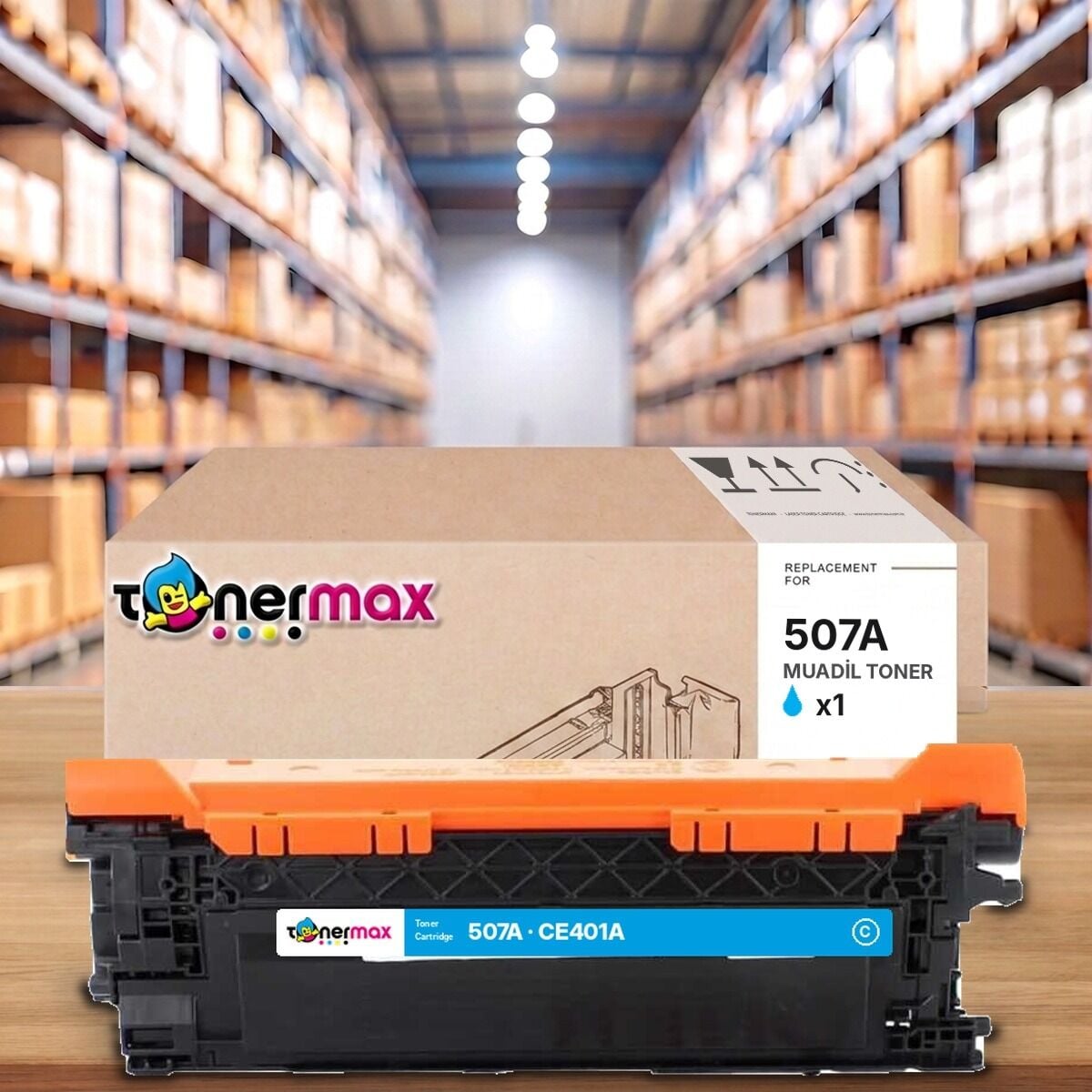 TonerMAX® 507A Mavi Muadil Toner