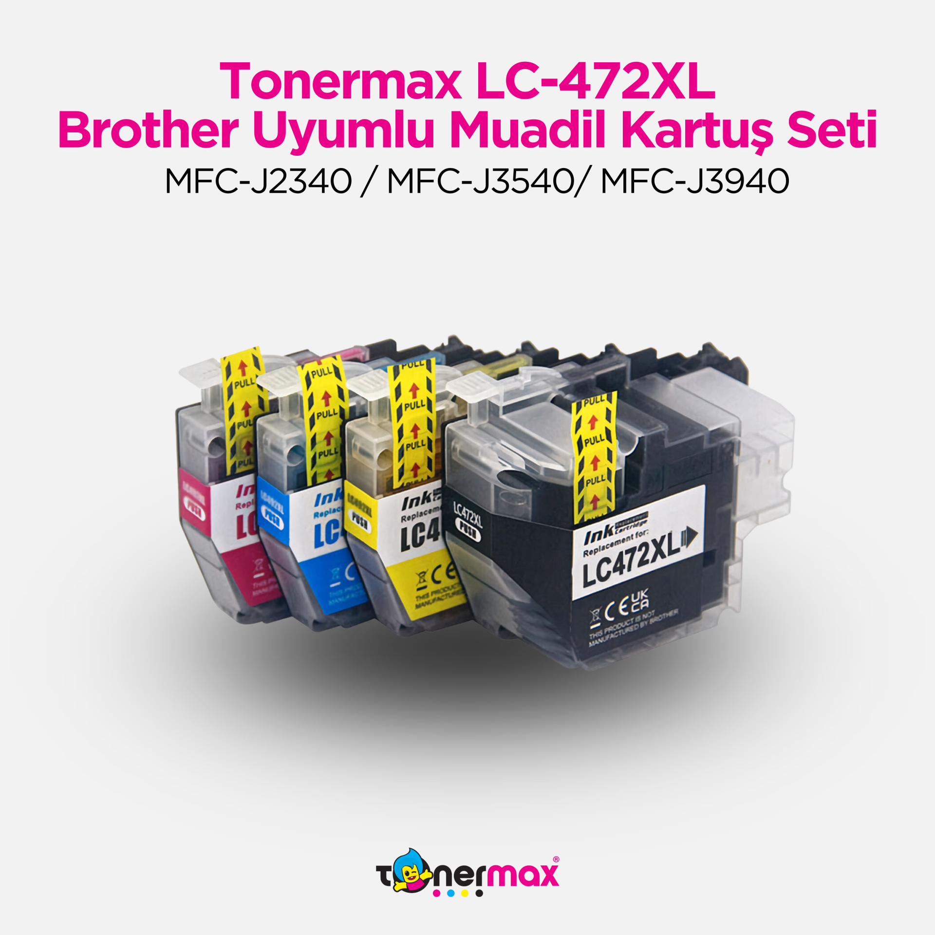 Brother LC472XL Muadil Kartuş Takım / MFC-J2340 / MFC-J3540/ MFC-J3940