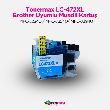 Brother LC472XL Muadil Kartuş Mavi / MFC-J2340 / MFC-J3540/ MFC-J3940