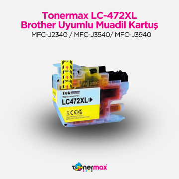 Brother LC472XL Muadil Kartuş Sarı / MFC-J2340 / MFC-J3540/ MFC-J3940