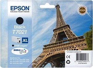 Epson T7021XL /WP4000 /WP4014 /WP4015 /WP4020 /WP4025 /WP4095 /WP4500 /WP4515 /WP4525 /4530 /WP4534 /WP4535 / WP4540 /WP4545 /WP4595 Siyah Orjinal Kartuş