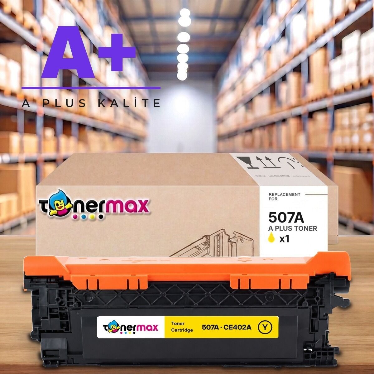 TonerMAX® 507A Sarı Muadil Toner — A Plus