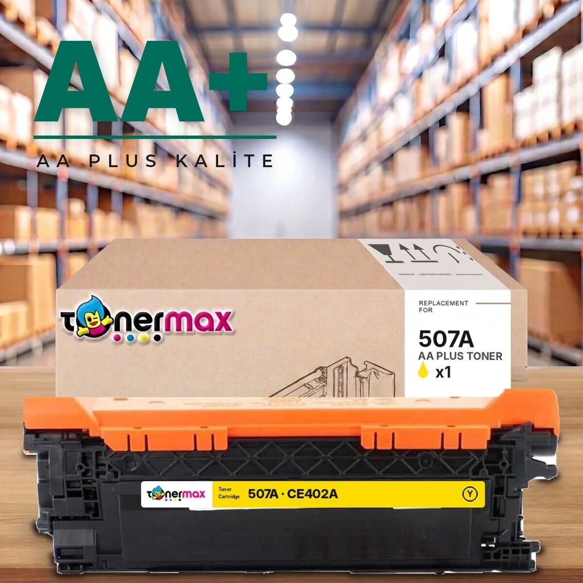 TonerMAX® 507A Sarı Muadil Toner — AA Plus