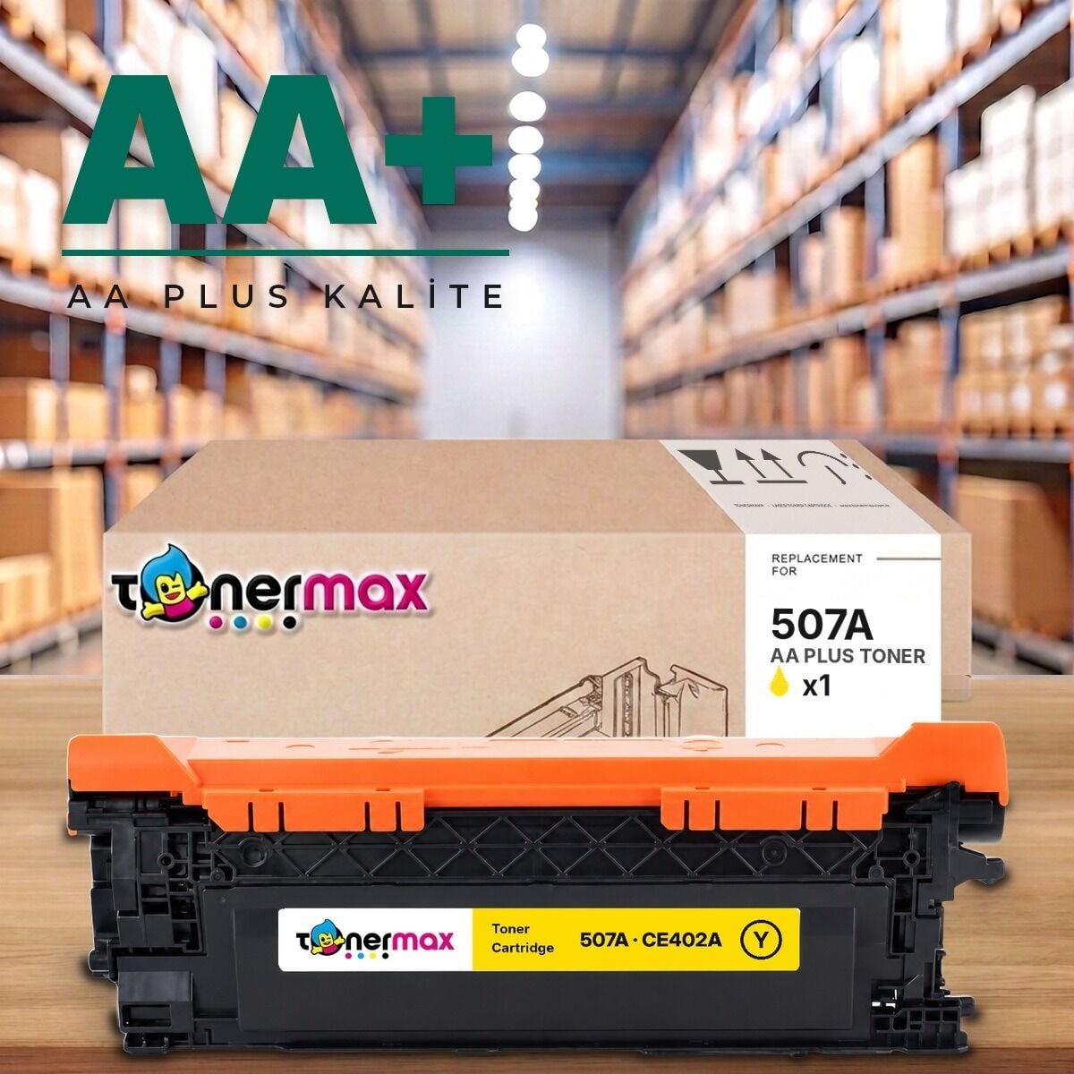 TonerMAX® 507A Sarı Muadil Toner — AA Plus