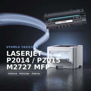 HP Q7553A / Q7553X Toner Dolum Tozu 1000GR