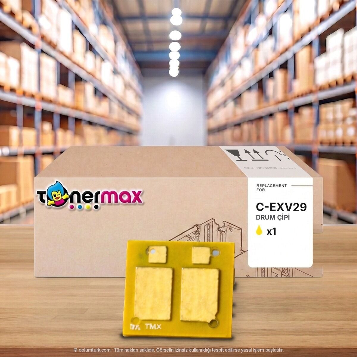 TonerMAX® C-EXV29 Sarı Drum Çipi