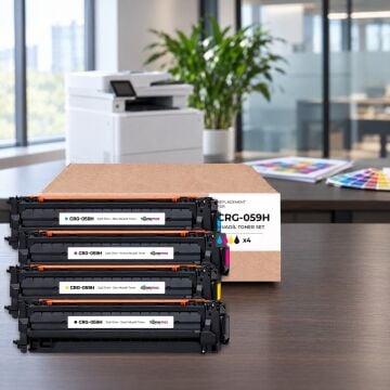Canon CRG-059H CMYK Muadil Toner Seti - Çipli / LBP852Cx