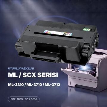 Samsung MLTD205E Muadil Toner 10'lu Paket / ML-3310 / ML-3312 / ML-3710 / ML-3712 / SCX-4833 / SCX-5637