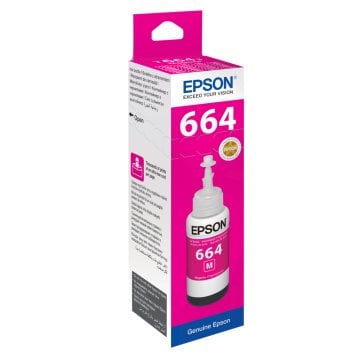 Epson T6643 Kırmızı Mürekkep Tüpü Orjinal 70ml