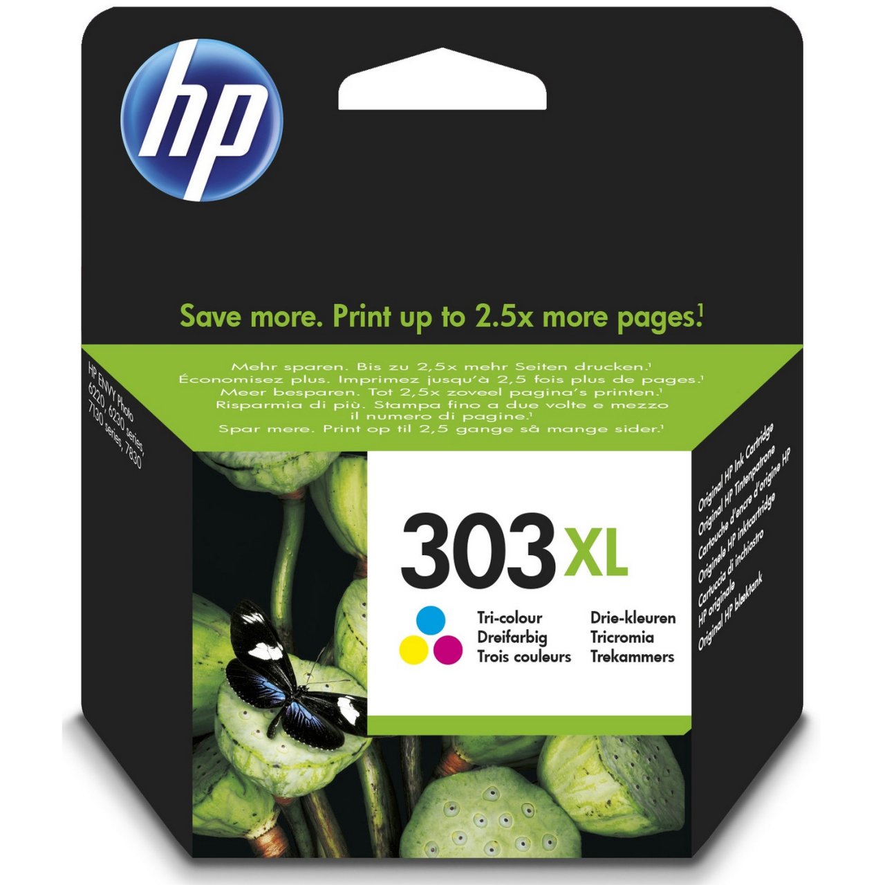Hp 303XL T6N03A / Envy Photo 6230 / 6234 / 7130 / 7134 / 7830 Renkli Kartuş