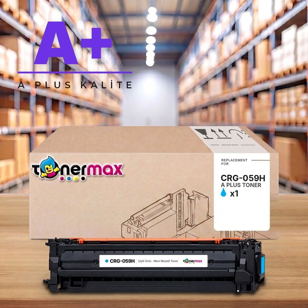 Canon CRG-059H C Mavi A Plus muadil toner